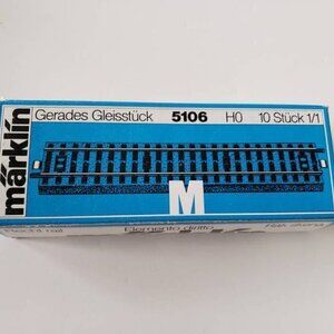 Marklin HO #5106 Train Track 10 Pieces Original Box